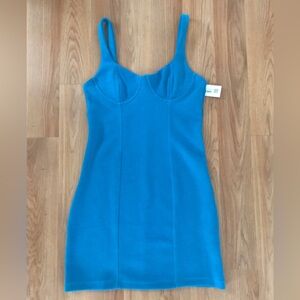 Zara mini blue dress size Medium